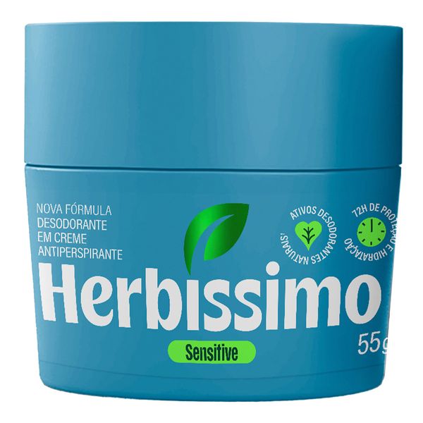 Desodorante Creme Herbíssimo Sensitive 55g