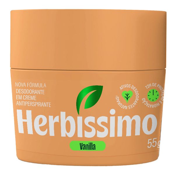 Desodorante Creme Vanilla Herbíssimo 55g