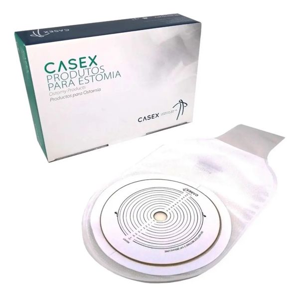 Bolsa de Colostomia Transparente Recortável 13–64mm Casex 15 Unidades
