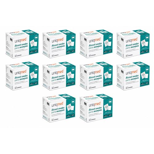 1000 und Alcool Swab 70% Saches Uniqmed