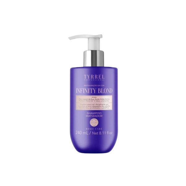 Shampoo Tyrrel Infinity Blond Matizador Descoloridos 240 ml