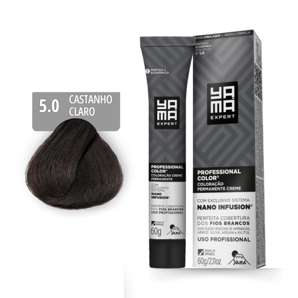 Coloração Professional Nano Infusion 5.0 Castanho Claro Yamá