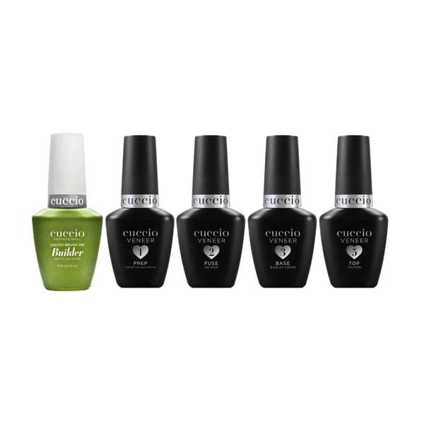 Kit Cuccio Blindagem 5 Passos Base Calcium Preparadores 13ml