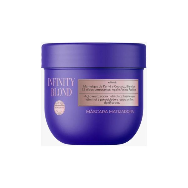 Máscara Tyrrel Infinity Blond Matizadora Descoloridos 250 ml