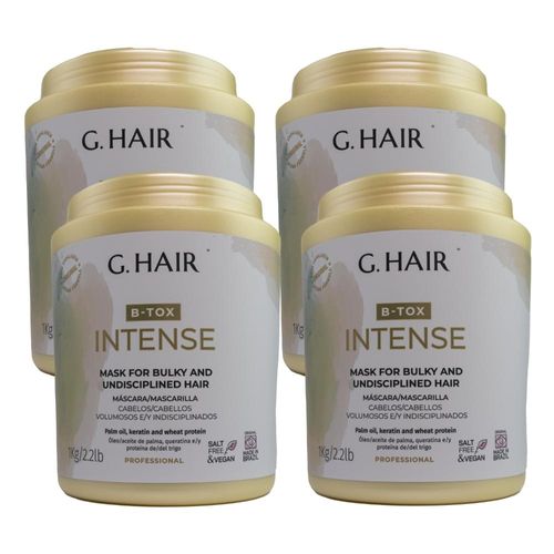 Kit G.Hair BTX Intense 4 Máscara 1 Kg