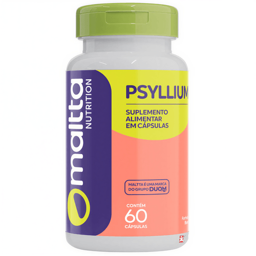 PSYLLIUM SAÚDE DO INTESTINO FIBRA ALIMENTAR 60 CÁPSULAS - MALTTA NUTRITION