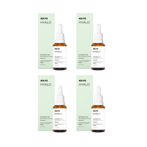 4 Hidratante Íntimo Natural Feminino Coco Uso Externo 20ml