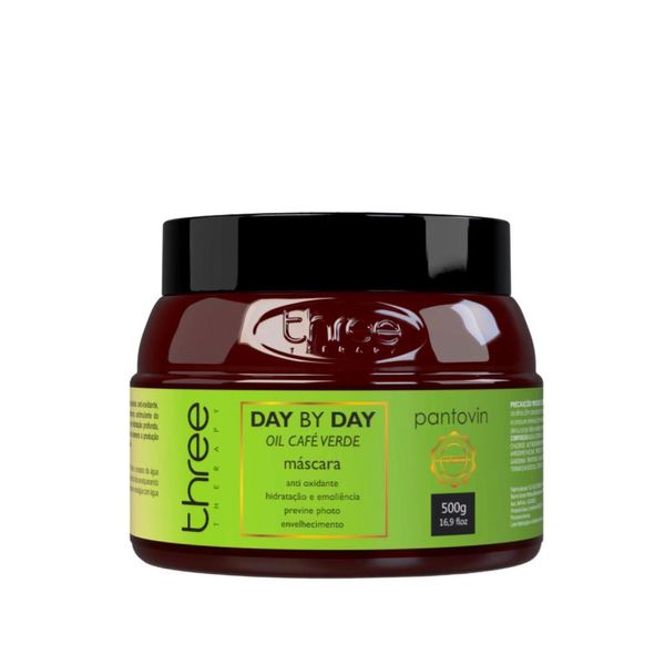 Máscara Three Therapy Day by Day Café Verde Oil 500 g