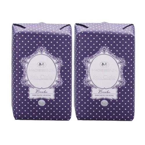 KIT 2 Sabonetes em Barra Bambu Madressenza 180g