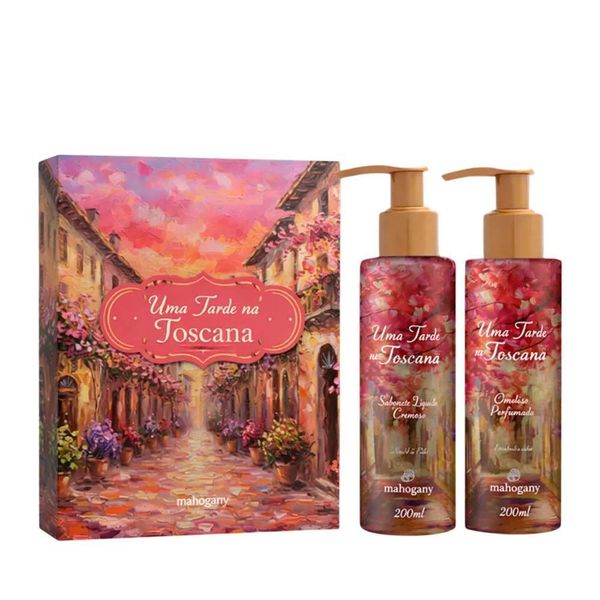 Kit Uma Tarde da Toscana Sabonete e Hidratante Mahogany