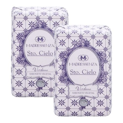 KIT 2 Sabonetes em Barra Verbena Madressenza 180g