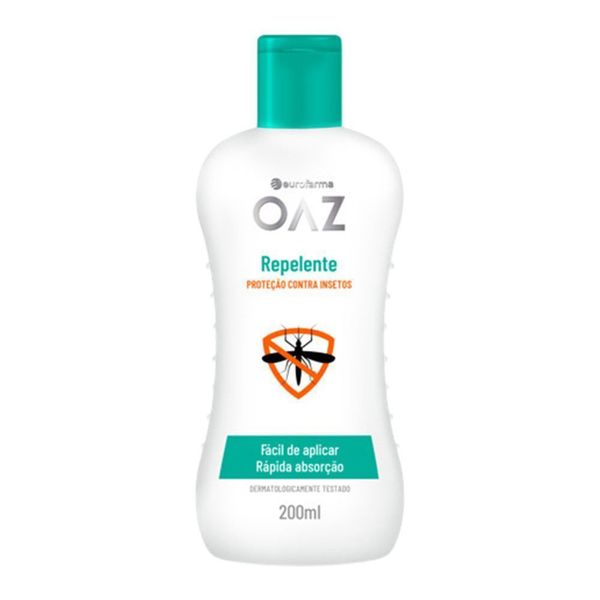 Repelente OAZ 4h Proteção Eurofarma 200ml incolor