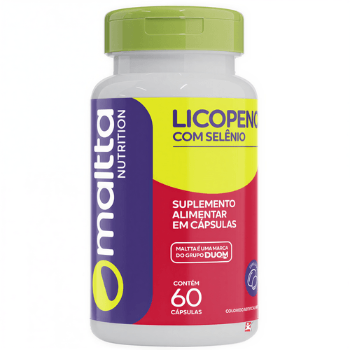LICOPENO COM SELÊNIO SAÚDE DO HOMEM 60 CÁPSULAS GEL SOFTCAPS - MALTTA NUTRITION