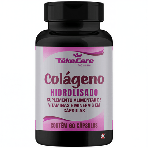 COLÁGENO HIDROLISADO COM VITAMINAS E MINERAIS 60 CÁPSULAS – TAKE CARE