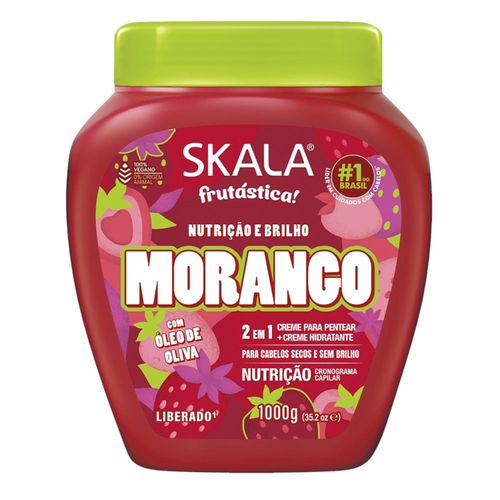 Creme Para Tratamento Skala 1 Kg Morango