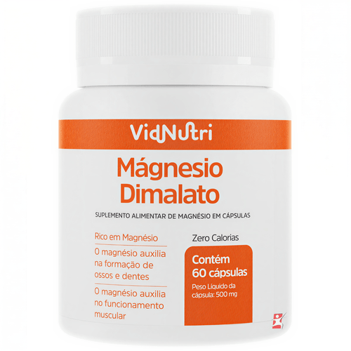 MAGNESIO DIMALATO 60 CAPSULAS - VIDNUTRI MAGNESIO DIMALATO 60 CAPSULAS - VIDNUTRI