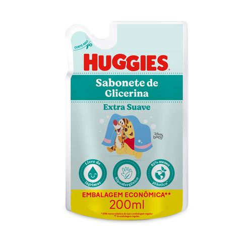 Sabonete Líquido Refil Huggies Extra Suave 200ml Sabonete Líquido Refil Huggies Extra Suave 200ml