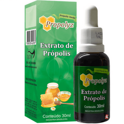 EXTRATO DE PRÓPOLIS VERDE ALECRIM 30ML – PROPOLYZ