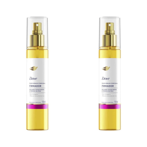 Kit com 2 Unidades de Dove Óleo Sérum Corporal Firmador 150ml