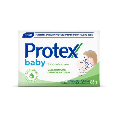 Kit com 2 Unidades de Sabonete Infantil Protex 85g Glicerina