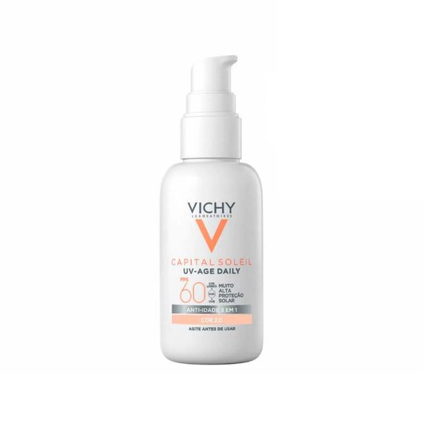 Protetor Solar Capital Soleil UV-Age Daily Vichy Sem Cor FPS60 - 40g