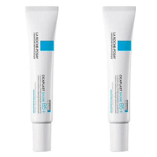 Kit com 2 Unidades de Cicaplast Baume B5 La Roche-Posay Hidratante Reparador 20ml