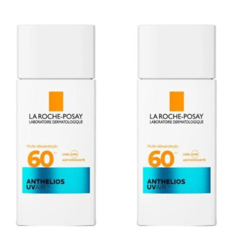 Kit com 2 Unidades de Protetor Solar Anthelios UVAir FPS60 Sem Cor La Roche Posay 45ml Kit com 2 Unidades de Protetor Solar Anthelios UVAir FPS60 Sem Cor La Roche Posay 45ml
