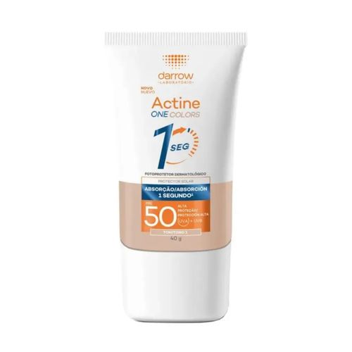 Protetor Solar Actine One Colors FPS50 Tom 1 40g
