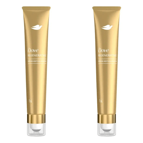 Kit com 2 Unidades de Dove Regenerative Sérum Antiolheiras 15ml