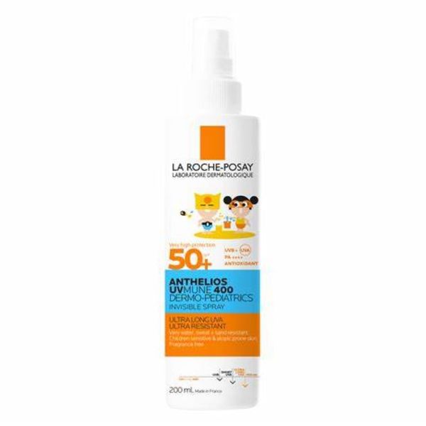 Protetor Solar La Roche Posay Anthelios Uvmune 400 FPS60 Dermo Pediatrics Spray Invisível 200ml