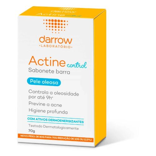 Kit com 2 Unidades de Sabonete em Barra Actine Control Pele Oleosa 70g