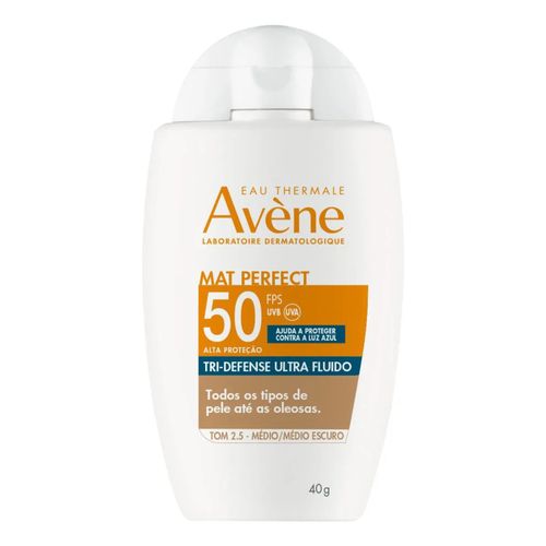 Protetor Solar Facial Avène Mat Perfect Tri-Defense Ultra Fluido FPS 50 40g Protetor Solar Facial Avène Mat Perfect Tri-Defense Ultra Fluido FPS 50 40g