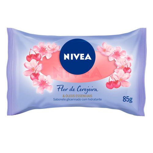 Kit com 2 Unidades de NIVEA Sabonete em Barra Flor de Cerejeira & Óleos Essenciais