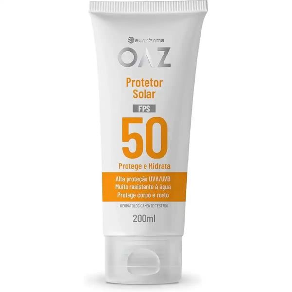 Oaz Protetor Solar Corpo E Rosto 50fps 200ml Eurofarma