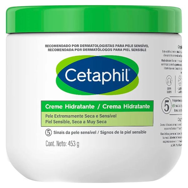 Kit com 2 Unidades de Creme Hidratante Pele Extremamente Seca Cetaphil 453g