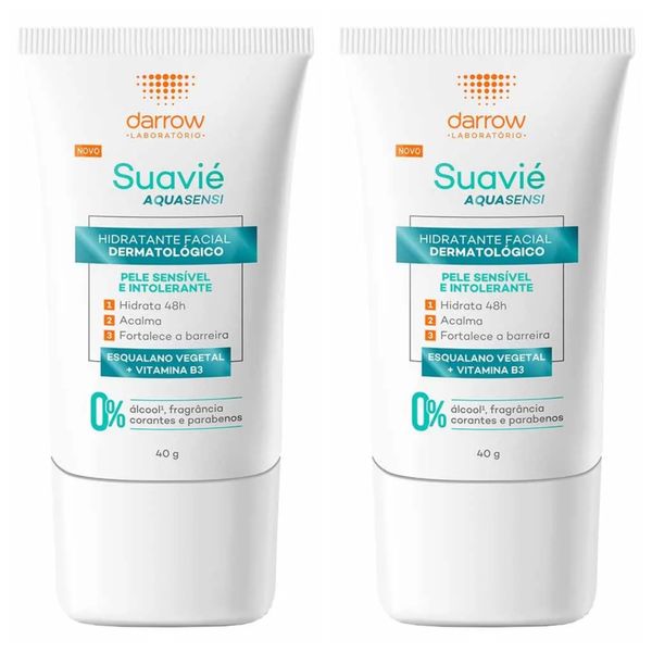 Kit com 2 Unidades de Suavié Gel Hidratante Facial Aquasensi 40g