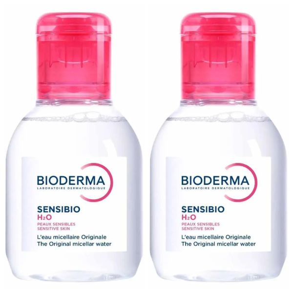 Kit com 2 Unidades de Água Micelar Calmante Bioderma Sensibio H2O - Solution Micellaire
