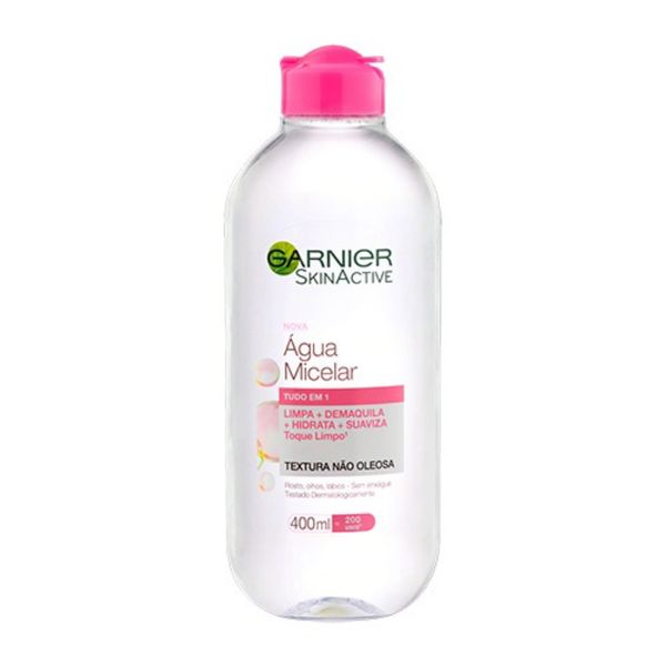 Kit com 2 Unidades de Garnier SkinActive Tudo Em 1 - Água Micelar 400ml
