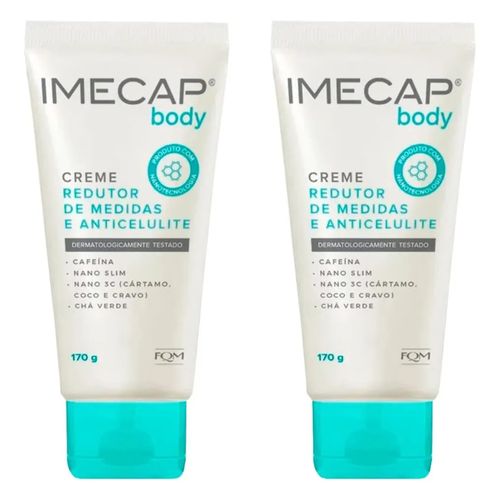 Kit com 2 Unidades de Hidratante Corporal Imecap Body Redutor de Medidas 170g