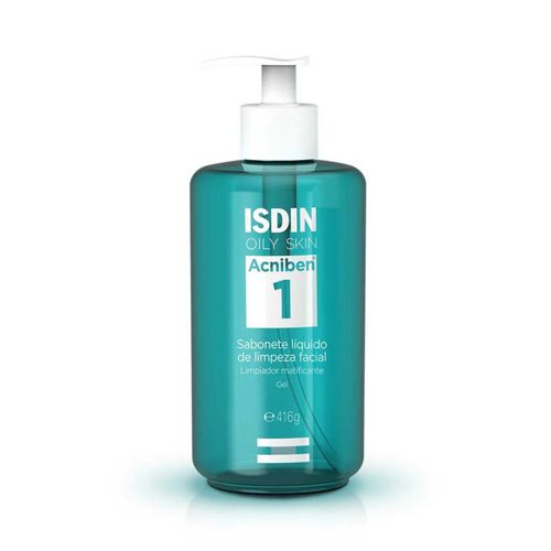 Isdin Oily Skin Sabonete Líquido Facial Acniben 416g