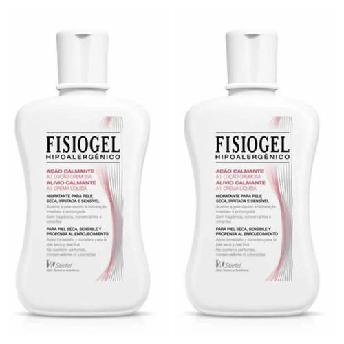 Kit com 2 Unidades de Hidratante Fisiogel A.I. Loção Cremosa 200ml