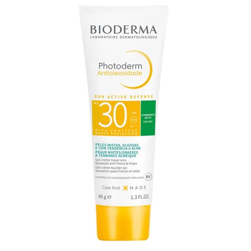 Bioderma Photoderm Antioleosidade Protetor Solar Facial Fps70 sem Cor 40g