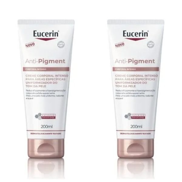 Kit com 2 Unidades de Eucerin Anti-Pigment Creme Corporal Áreas Específicas 200ml