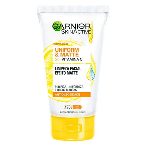 Limpeza Facial Garnier Uniform & Matte 120g