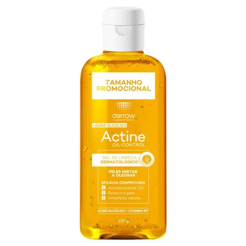 Gel de Limpeza Facial Actine Oil Control Frasco 120g
