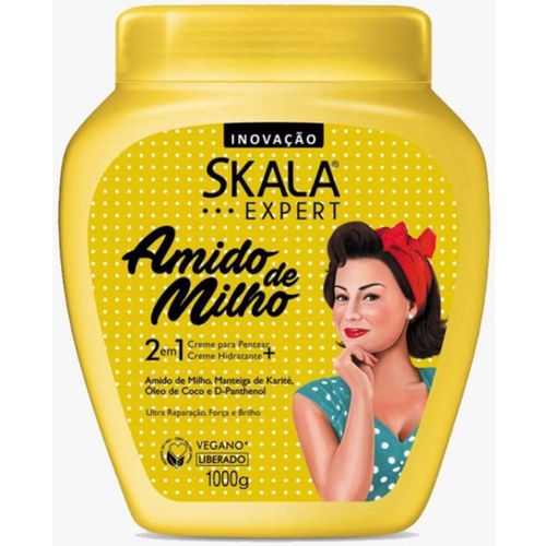 Creme de Tratamento Amido De Milho 1Kg Skala