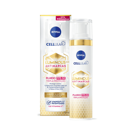Creme Facial Nivea Luminous 630 FPS50 40ml Creme Facial Nivea Luminous 630 FPS50 40ml