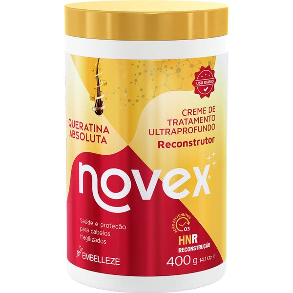 Creme Para Tratamento Novex 400g Queratina