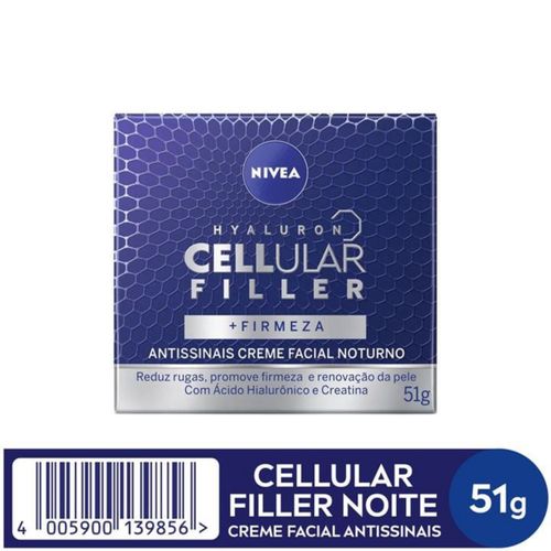 Nivea Creme Facial Antissinais Noite Cellular 50ml