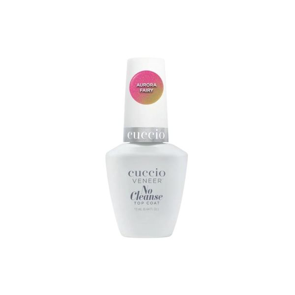 Finalizador Top Coat Cuccio No Cleanse Aurora Fairy 13 ml
